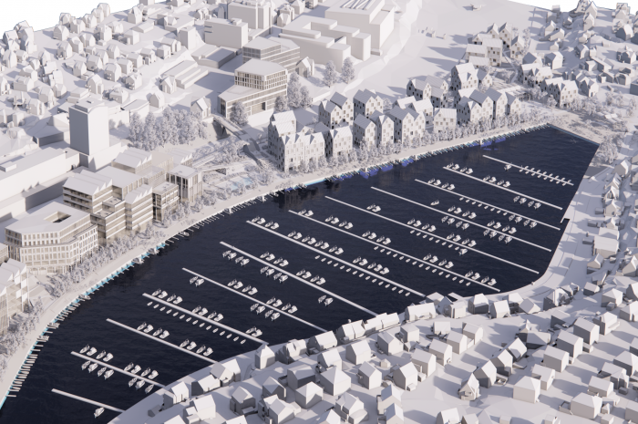 Paradis i Stavanger er et nytt områdeprosjekt i FutureBuilt. Ill.: 3RW arkitekter